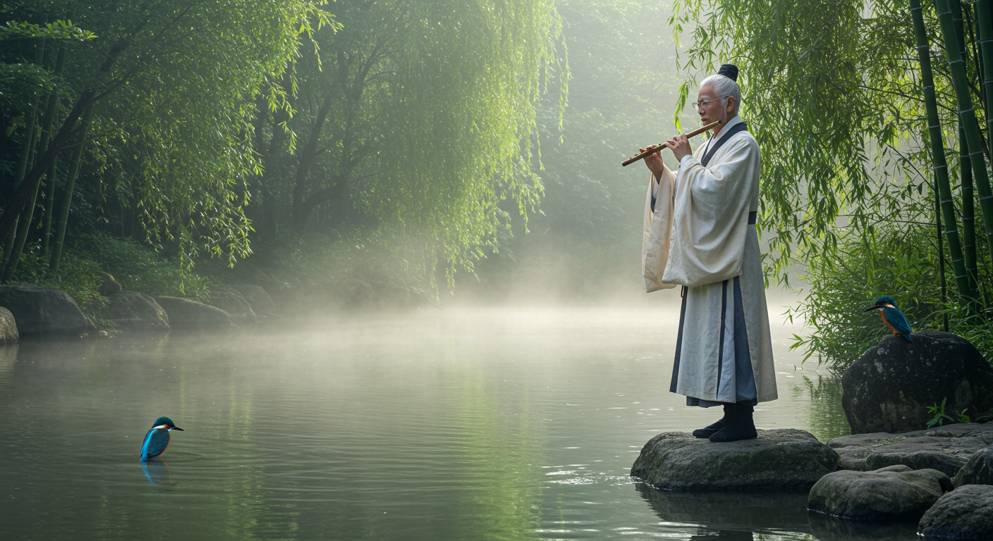 Mindful Breathing Meditation with Bamboo Flute