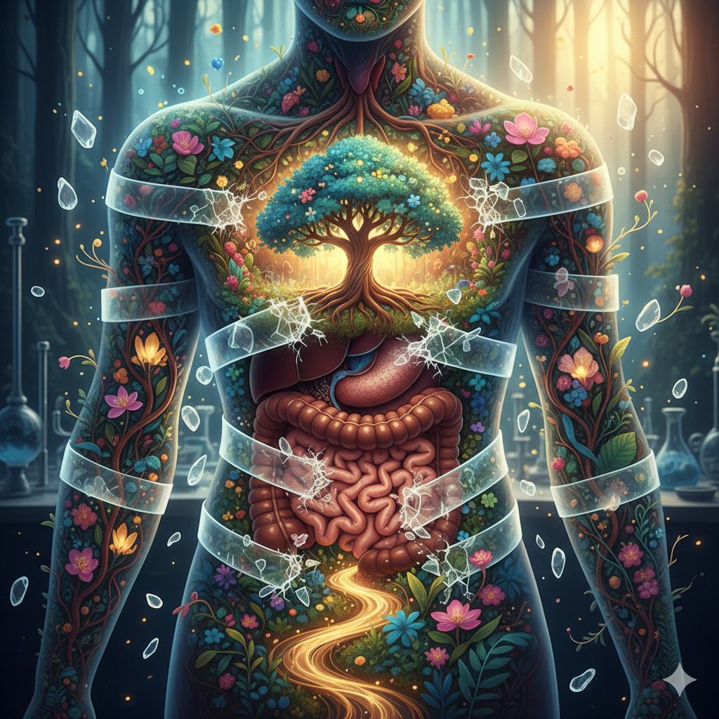 Holistic healing through the release of biological bracing.