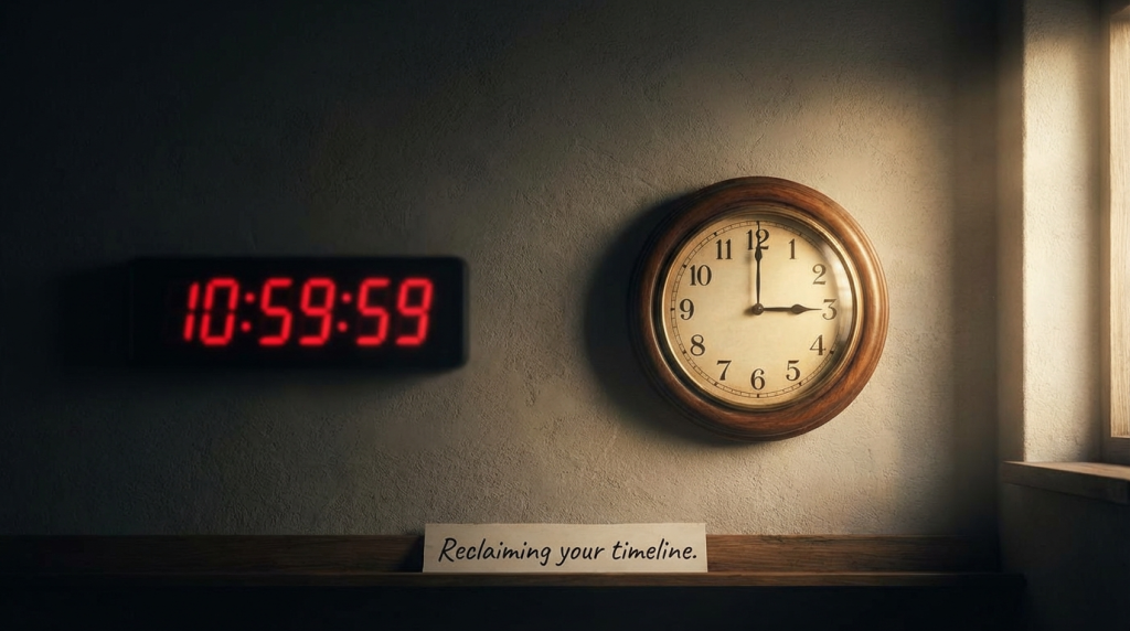 Reclaiming your timeline when you feel behind in life after narcissistic abuse.